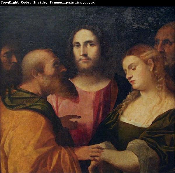 Palma il Vecchio Christ and the Adulteress